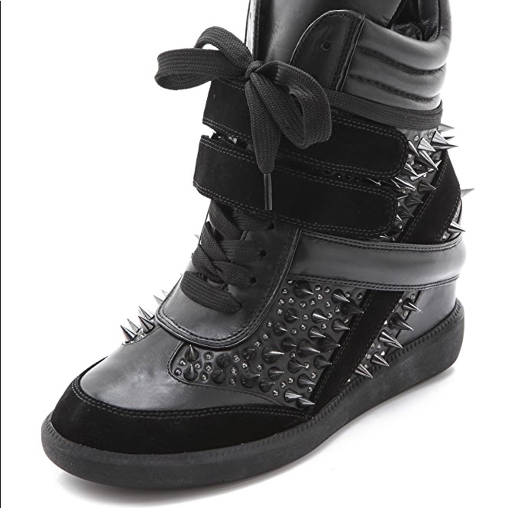 Monika Chiang spiked Artemys wedge sneakers sz 38.